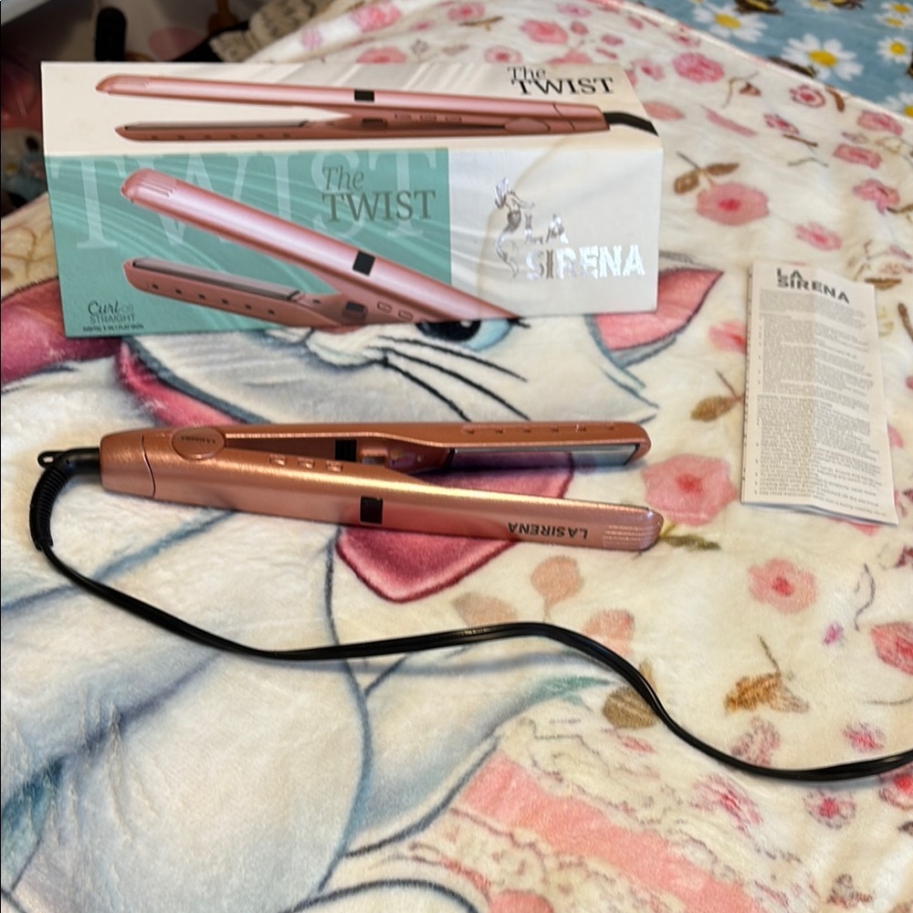 Pink Hair Straightener